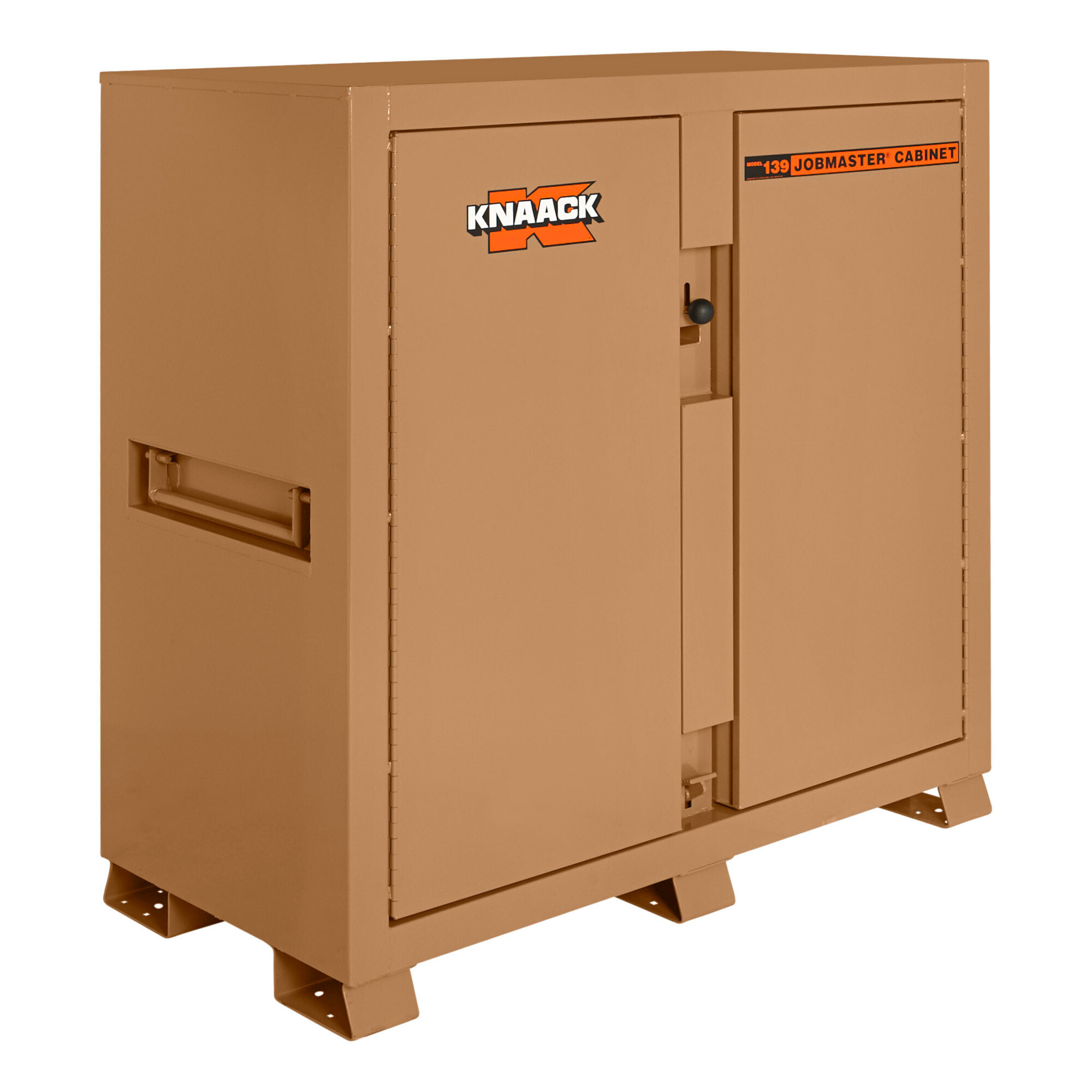 KNAACK Jobmaster Cabinet, 59.4 Cu. Ft., 60in.W x 30in.D x 60in.H, Tan, Model# 139-KL